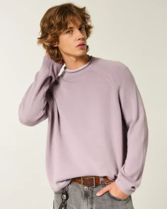 Boxy Roll-Neck Crew -villapaita