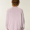 Boxy Roll-Neck Crew -villapaita Boxy Roll-Neck Crew -villapaita