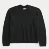 Boxy Roll-Neck Crew -villapaita Boxy Roll-Neck Crew -villapaita