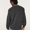 Boxy Rose Graphic Crew -villapaita Boxy Rose Graphic Crew -villapaita
