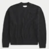 Boxy Rose Graphic Crew -villapaita Boxy Rose Graphic Crew -villapaita
