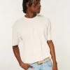 Boxy Slub Crew T-paita Boxy Slub Crew T-paita