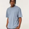 Boxy Slub Crew T-paita