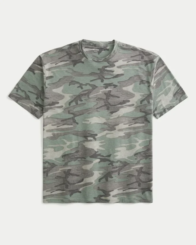 Boxy Slub Crew T-paita