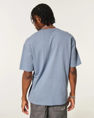 Boxy Slub Crew T-paita