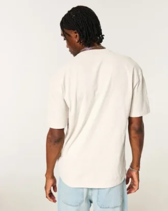 Boxy Slub Crew T-paita