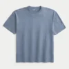 Boxy Slub Crew T-paita