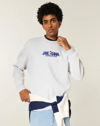 Boxy Snoopy Joe Cool Graphic Crew -huppari