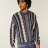 Boxy Striped Crew Sweater Boxy Striped Crew Sweater