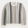 Boxy Striped Crew Sweater Boxy Striped Crew Sweater