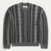 Boxy Striped Crew Sweater Boxy Striped Crew Sweater