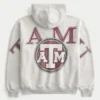 Boxy Texas A&M University Aggies -graafinen vetoketjullinen huppari Boxy Texas A&M University Aggies -graafinen vetoketjullinen huppari