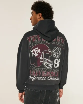 Boxy Texas A&M University Aggies -grafiikkahuppari