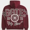 Boxy Texas A&M University Aggies -grafiikkahuppari Boxy Texas A&M University Aggies -grafiikkahuppari