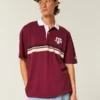Boxy Texas A&M University -graafinen poolopaita Boxy Texas A&M University -graafinen poolopaita