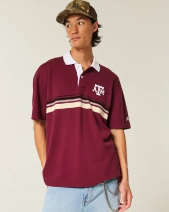 Boxy Texas A&M University -graafinen poolopaita