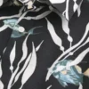 Boxy Tropical Fish Pattern Linen-Blend Shirt Boxy Tropical Fish Pattern Linen-Blend Shirt