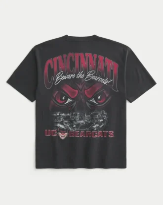Boxy University of Cincinnati Bearcats -grafiikkapaita