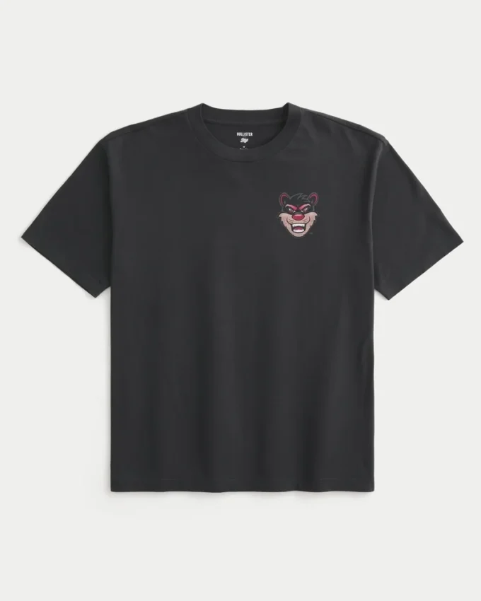 Boxy University of Cincinnati Bearcats -grafiikkapaita Boxy University of Cincinnati Bearcats -grafiikkapaita