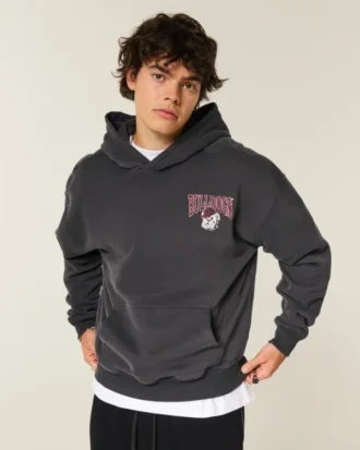 Boxy University of Georgia Bulldogs -grafiikkahuppari