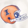 Boxy University of Illinois Fighting Illini -grafiikkahuppari Boxy University of Illinois Fighting Illini -grafiikkahuppari