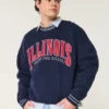 Boxy University of Illinois Fighting Illini -grafiikkapaita Boxy University of Illinois Fighting Illini -grafiikkapaita