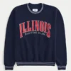 Boxy University of Illinois Fighting Illini -grafiikkapaita Boxy University of Illinois Fighting Illini -grafiikkapaita