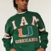 Boxy University of Miami Hurricanes -graafinen collegepaita Boxy University of Miami Hurricanes -graafinen collegepaita