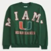 Boxy University of Miami Hurricanes -graafinen collegepaita Boxy University of Miami Hurricanes -graafinen collegepaita