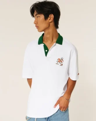 Boxy University of Miami Hurricanes -graafinen poolopaita