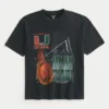 Boxy University of Miami Hurricanes -grafiikkapaita Boxy University of Miami Hurricanes -grafiikkapaita