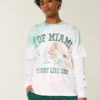 Boxy University of Miami Hurricanes -grafiikkapaita Boxy University of Miami Hurricanes -grafiikkapaita