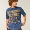Boxy University of Michigan Wolverines -grafiikkapaita Boxy University of Michigan Wolverines -grafiikkapaita