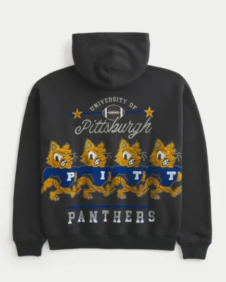 Boxy University of Pittsburgh Panthers -grafiikkahuppari