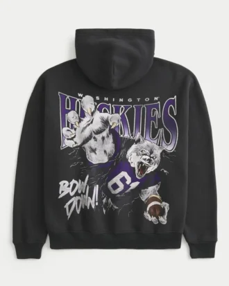 Boxy University of Washington Huskies -grafiikkahuppari