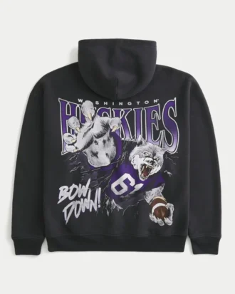 Boxy University of Washington Huskies -grafiikkahuppari Boxy University of Washington Huskies -grafiikkahuppari