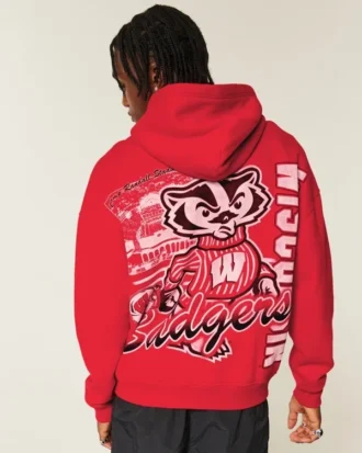 Boxy University of Wisconsin Badgers -grafiikkahuppari