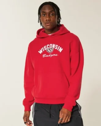 Boxy University of Wisconsin Badgers -grafiikkahuppari