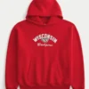 Boxy University of Wisconsin Badgers -grafiikkahuppari Boxy University of Wisconsin Badgers -grafiikkahuppari