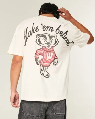 Boxy University of Wisconsin Badgers -grafiikkapaita
