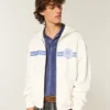 Boxy Volkswagen Racing Graphic Zip-Up Hoodie Boxy Volkswagen Racing Graphic Zip-Up Hoodie