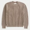 Boxy Washed Crew Sweater Boxy Washed Crew Sweater