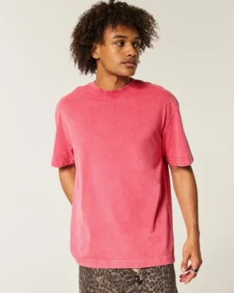 Boxy Washed Heavyweight Crew T-paita