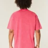 Boxy Washed Heavyweight Crew T-paita