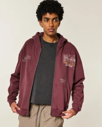 Boxy Zip-Up Arizona State University Sun Devils -grafiikkahuppari