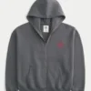 Boxy Zip-Up Arsenal F.C. -grafiikkahuppari Boxy Zip-Up Arsenal F.C. -grafiikkahuppari