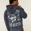 Boxy Zip-Up Ford -grafiikkahuppari Boxy Zip-Up Ford -grafiikkahuppari