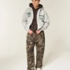 Boxy Zip-Up Michigan State University Spartans -grafiikkahuppari Boxy Zip-Up Michigan State University Spartans -grafiikkahuppari