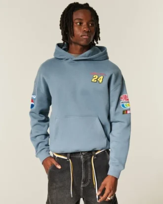 Boxy Zip-Up NASCAR Jeff Gordon -grafiikkahuppari Boxy Zip-Up NASCAR Jeff Gordon -grafiikkahuppari