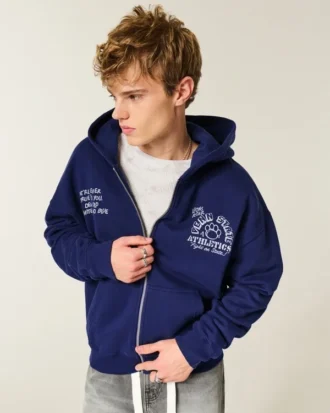 boxy zip up penn state university nittany lions grafiikkahuppari 1 330x413 - Boxy Zip-Up Penn State University Nittany Lions -grafiikkahuppari